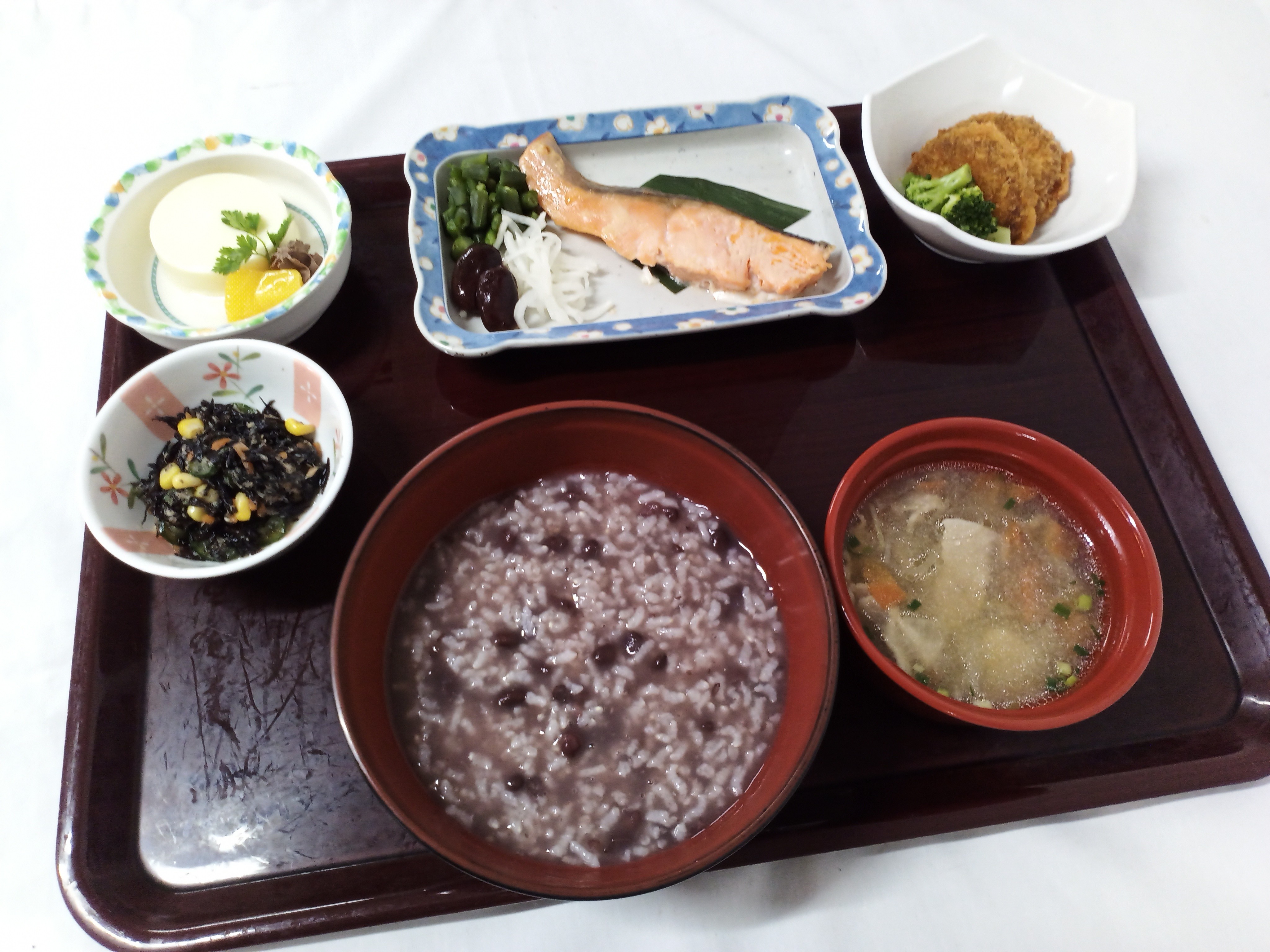 小正月には小豆粥！